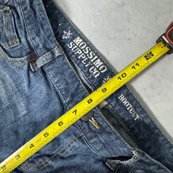 Mossimo Supply Co Bootcut Jeans Dark Wash Stretch Denim - Size: 13R - Picture 5 of 9